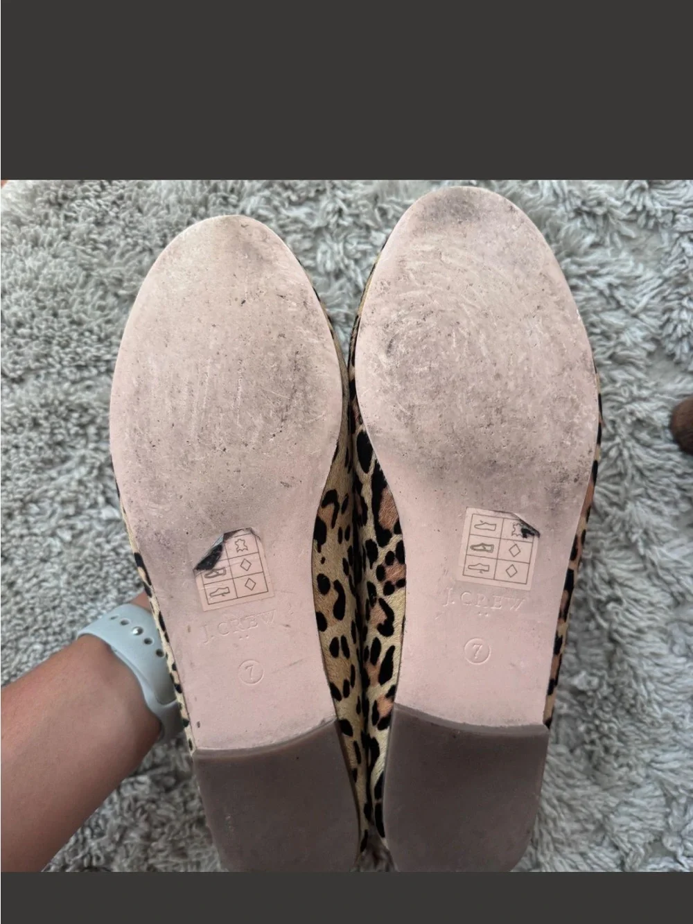 J. Crew crew leopard